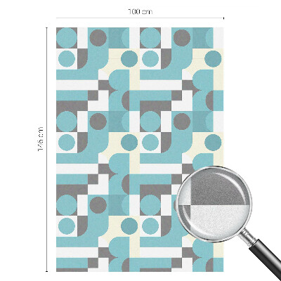 Színes mintás ablakfólia Geometriai minták