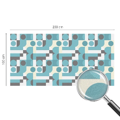 Színes mintás ablakfólia Geometriai minták