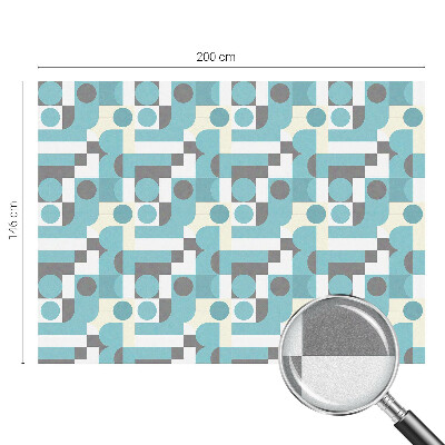 Színes mintás ablakfólia Geometriai minták