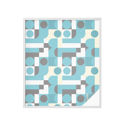 Színes mintás ablakfólia Geometriai minták