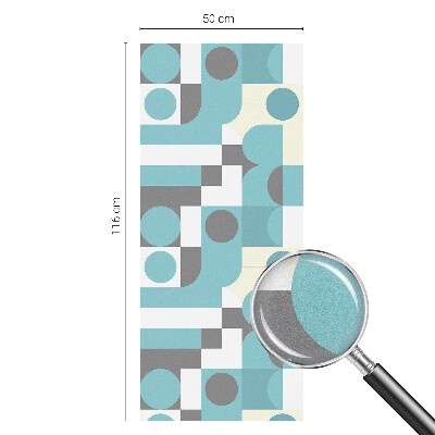 Színes mintás ablakfólia Geometriai minták