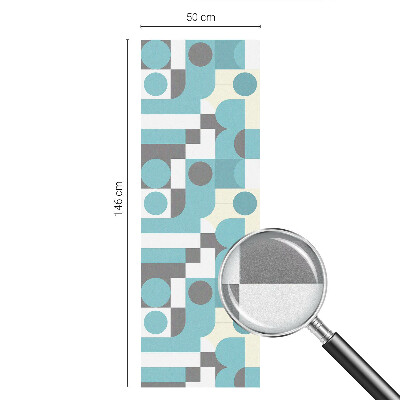 Színes mintás ablakfólia Geometriai minták