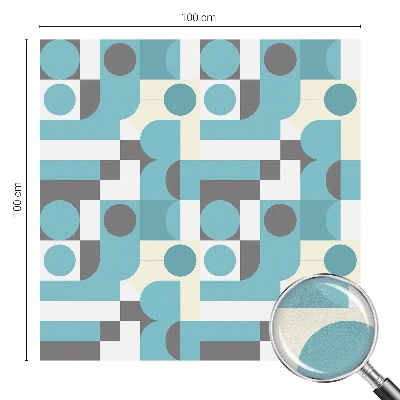 Színes mintás ablakfólia Geometriai minták