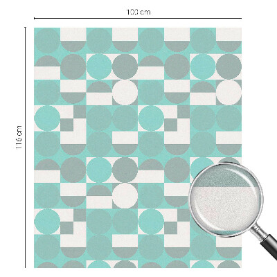 Dekoratív üvegfólia ablakra Geometriai alakzatok