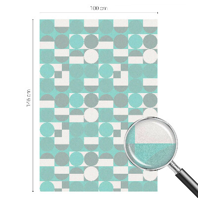 Dekoratív üvegfólia ablakra Geometriai alakzatok