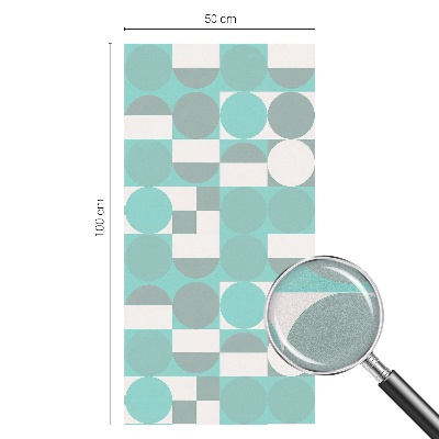 Dekoratív üvegfólia ablakra Geometriai alakzatok