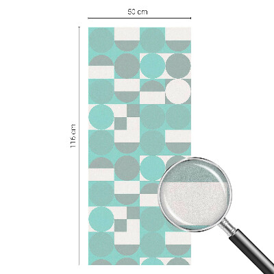 Dekoratív üvegfólia ablakra Geometriai alakzatok