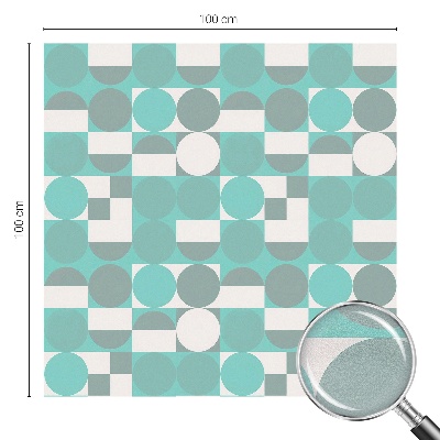 Dekoratív üvegfólia ablakra Geometriai alakzatok