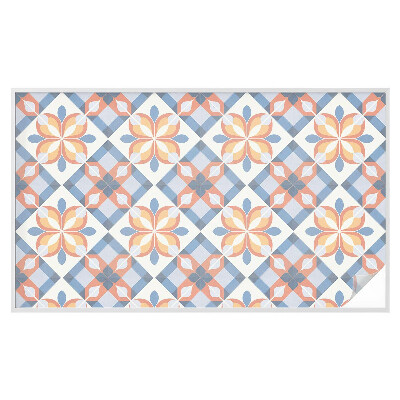 Öntapadós ablakfólia ólomüveg mintával Színes szimmetria