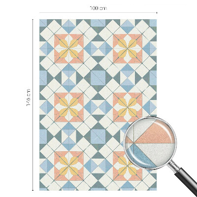 Színes mintás ablakfólia Színes szimmetria