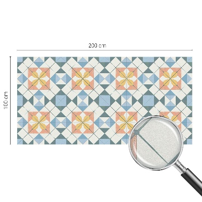 Színes mintás ablakfólia Színes szimmetria