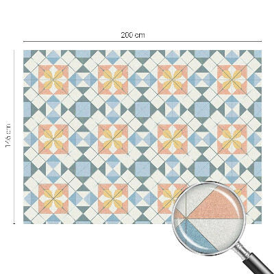 Színes mintás ablakfólia Színes szimmetria