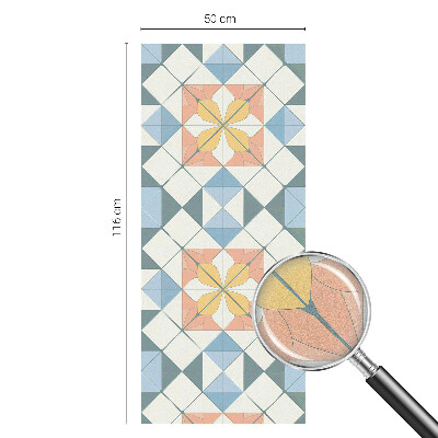 Színes mintás ablakfólia Színes szimmetria