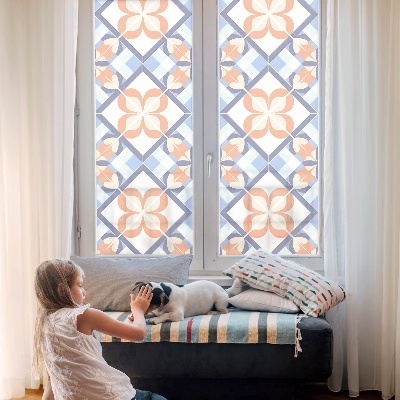 Öntapadós belátásgátló fólia Virágminta