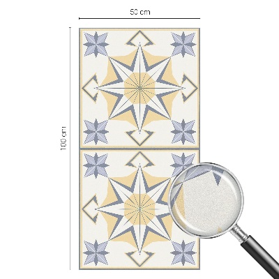 Öntapadós ablakfólia ólomüveg mintával Geometriai csillagok