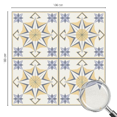 Öntapadós ablakfólia ólomüveg mintával Geometriai csillagok