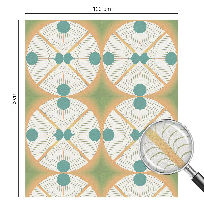 Színes mintás ablakfólia Geometriai harmónia