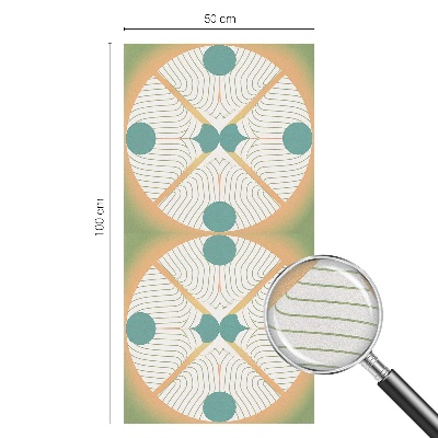 Színes mintás ablakfólia Geometriai harmónia