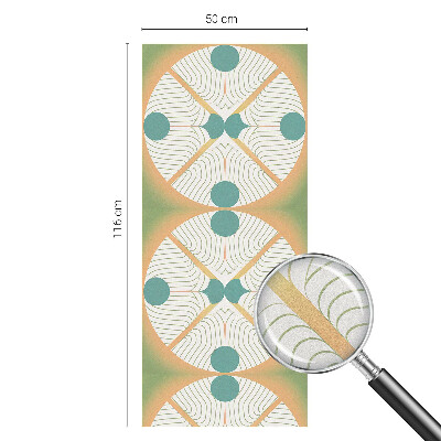 Színes mintás ablakfólia Geometriai harmónia