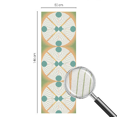 Színes mintás ablakfólia Geometriai harmónia