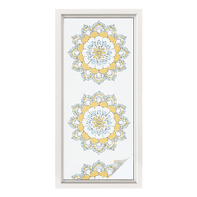 Színes mintás ablakfólia Színes mandalák