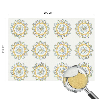 Színes mintás ablakfólia Színes mandalák