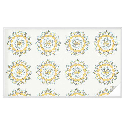 Színes mintás ablakfólia Színes mandalák