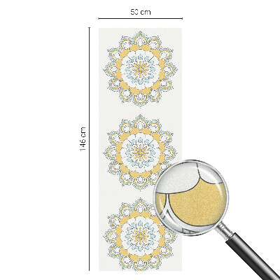 Színes mintás ablakfólia Színes mandalák