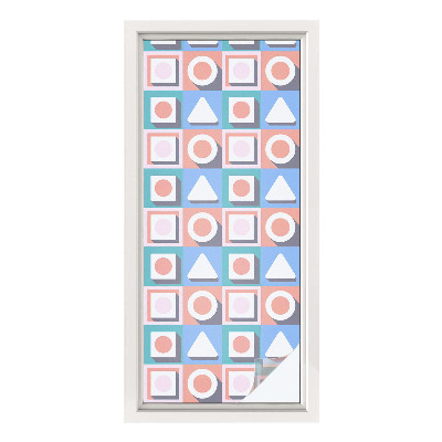 Dekoratív üvegfólia ablakra Geometriai minták