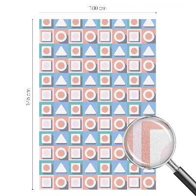 Dekoratív üvegfólia ablakra Geometriai minták
