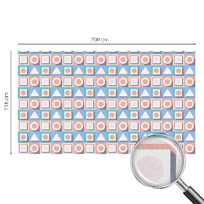 Dekoratív üvegfólia ablakra Geometriai minták