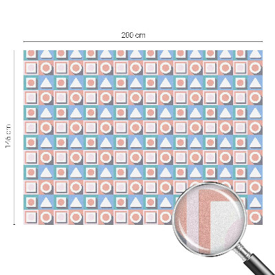 Dekoratív üvegfólia ablakra Geometriai minták