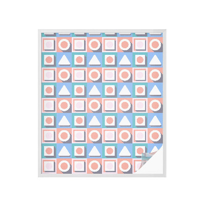 Dekoratív üvegfólia ablakra Geometriai minták