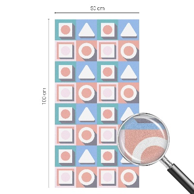 Dekoratív üvegfólia ablakra Geometriai minták