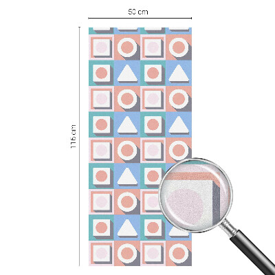Dekoratív üvegfólia ablakra Geometriai minták