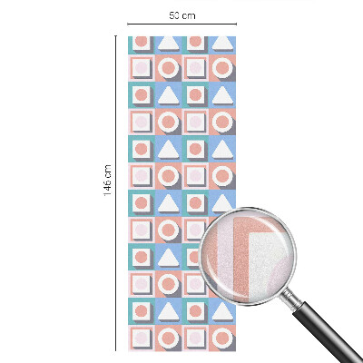 Dekoratív üvegfólia ablakra Geometriai minták