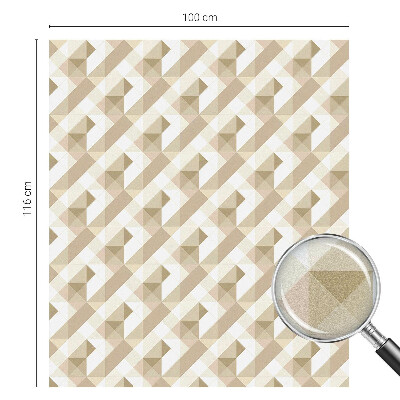 Öntapadós belátásgátló fólia Háromszög alakú minták