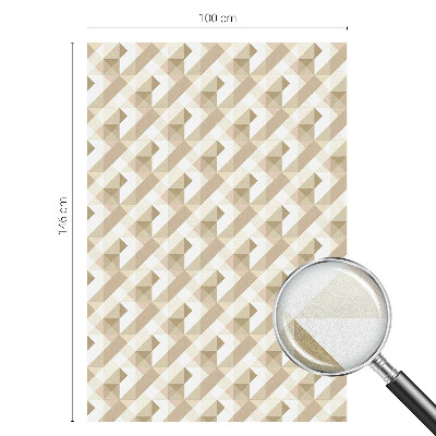 Öntapadós belátásgátló fólia Háromszög alakú minták