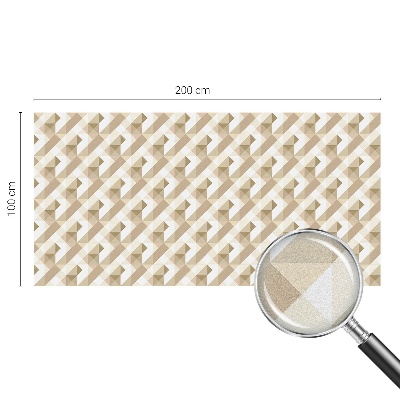 Öntapadós belátásgátló fólia Háromszög alakú minták