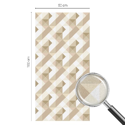 Öntapadós belátásgátló fólia Háromszög alakú minták