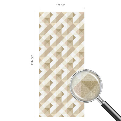 Öntapadós belátásgátló fólia Háromszög alakú minták