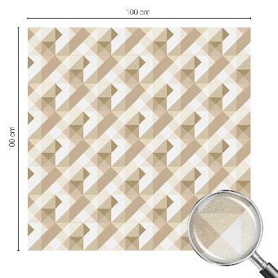 Öntapadós belátásgátló fólia Háromszög alakú minták