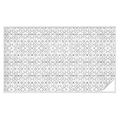 Öntapadós üvegfólia vitrázs mintával Geometriai minták