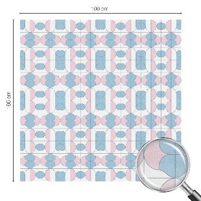 Öntapadós belátásgátló fólia Pasztell minták