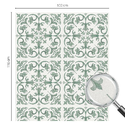 Színes mintás ablakfólia Növényi díszek