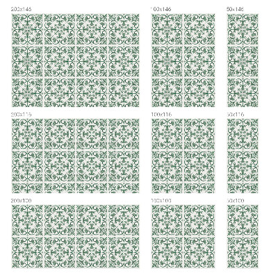 Színes mintás ablakfólia Növényi díszek