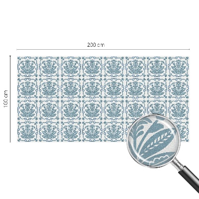 Dekoratív üvegfólia ablakra Virágminta