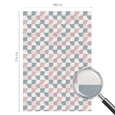 Öntapadós üvegfólia vitrázs mintával Pasztell minták