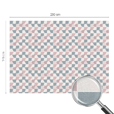 Öntapadós üvegfólia vitrázs mintával Pasztell minták