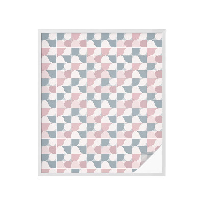 Öntapadós üvegfólia vitrázs mintával Pasztell minták